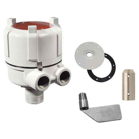 Binmaster BMRX Standard Rotary Level Indicator with single-vane paddle and side mount shaft coupler BMRX-GRSS-1-GRP-3
